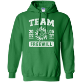 Sweatshirts Irish Green / S Team Freewill Pullover Hoodie