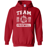 Sweatshirts Red / S Team Freewill Pullover Hoodie
