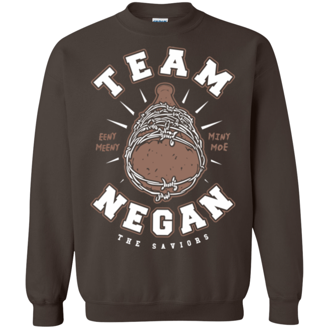 Sweatshirts Dark Chocolate / Small Team Negan Crewneck Sweatshirt