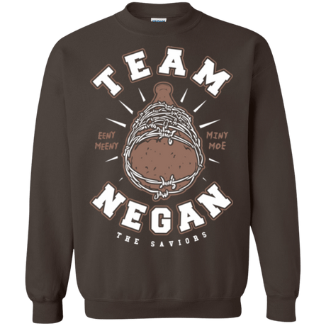 Sweatshirts Dark Chocolate / Small Team Negan Crewneck Sweatshirt