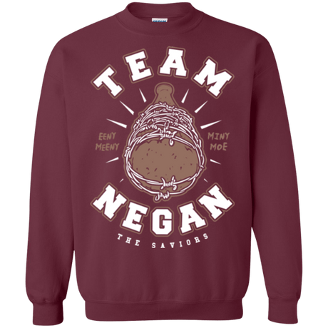 Sweatshirts Maroon / Small Team Negan Crewneck Sweatshirt
