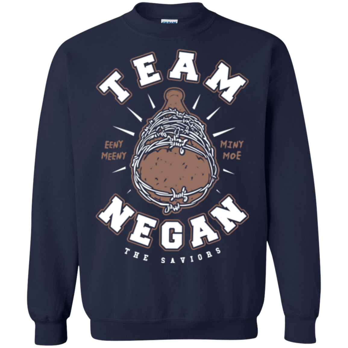 Sweatshirts Navy / Small Team Negan Crewneck Sweatshirt
