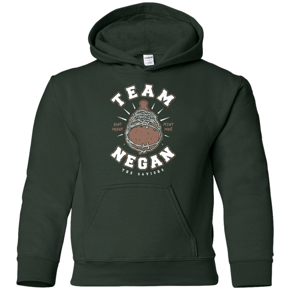 Sweatshirts Forest Green / YS Team Negan Youth Hoodie