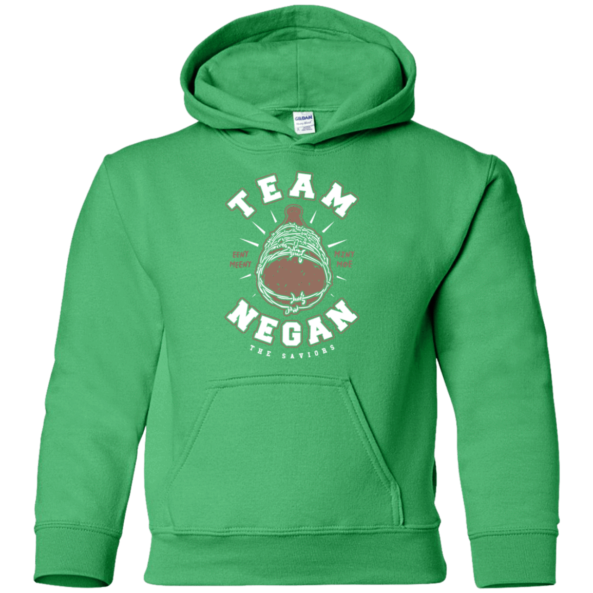 Sweatshirts Irish Green / YS Team Negan Youth Hoodie