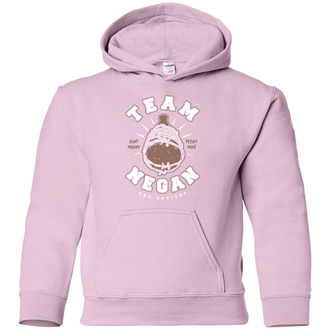 Sweatshirts Light Pink / YS Team Negan Youth Hoodie