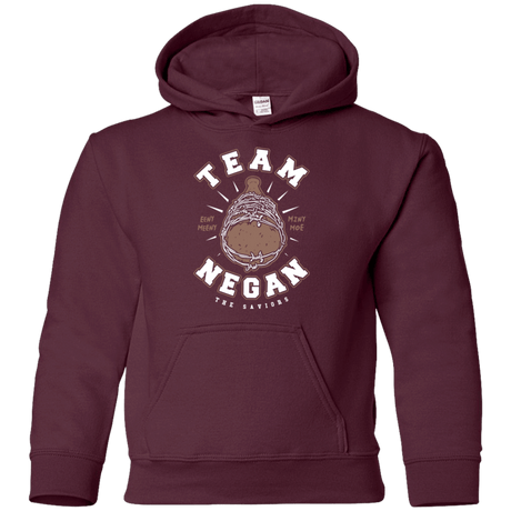 Sweatshirts Maroon / YS Team Negan Youth Hoodie