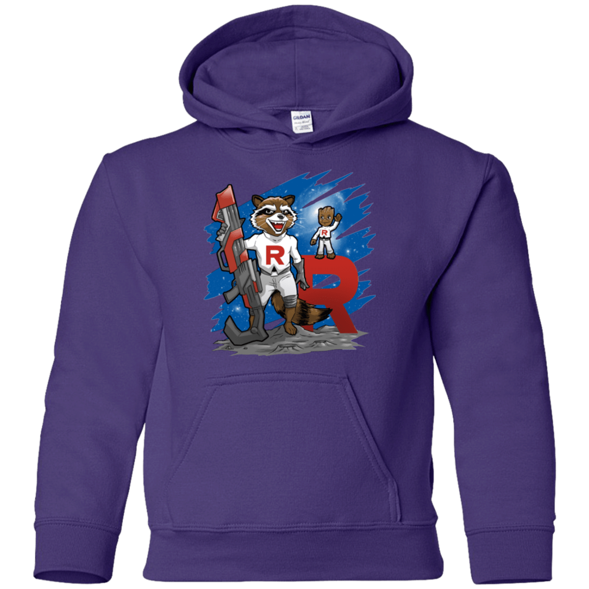 Sweatshirts Purple / YS Team R Youth Hoodie