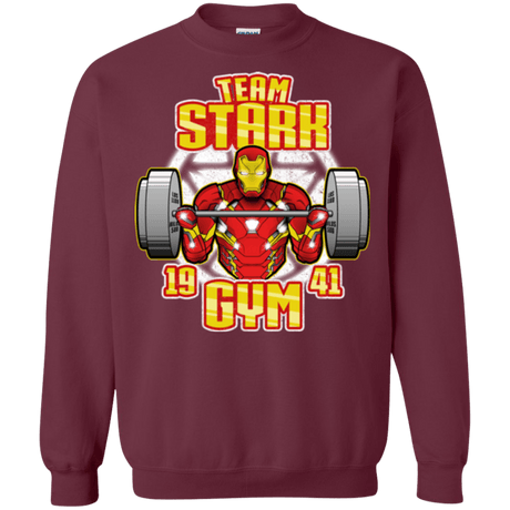 Sweatshirts Maroon / Small Team Stark Gym Crewneck Sweatshirt