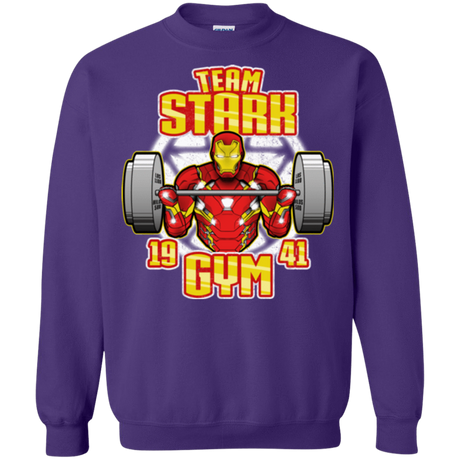Sweatshirts Purple / Small Team Stark Gym Crewneck Sweatshirt