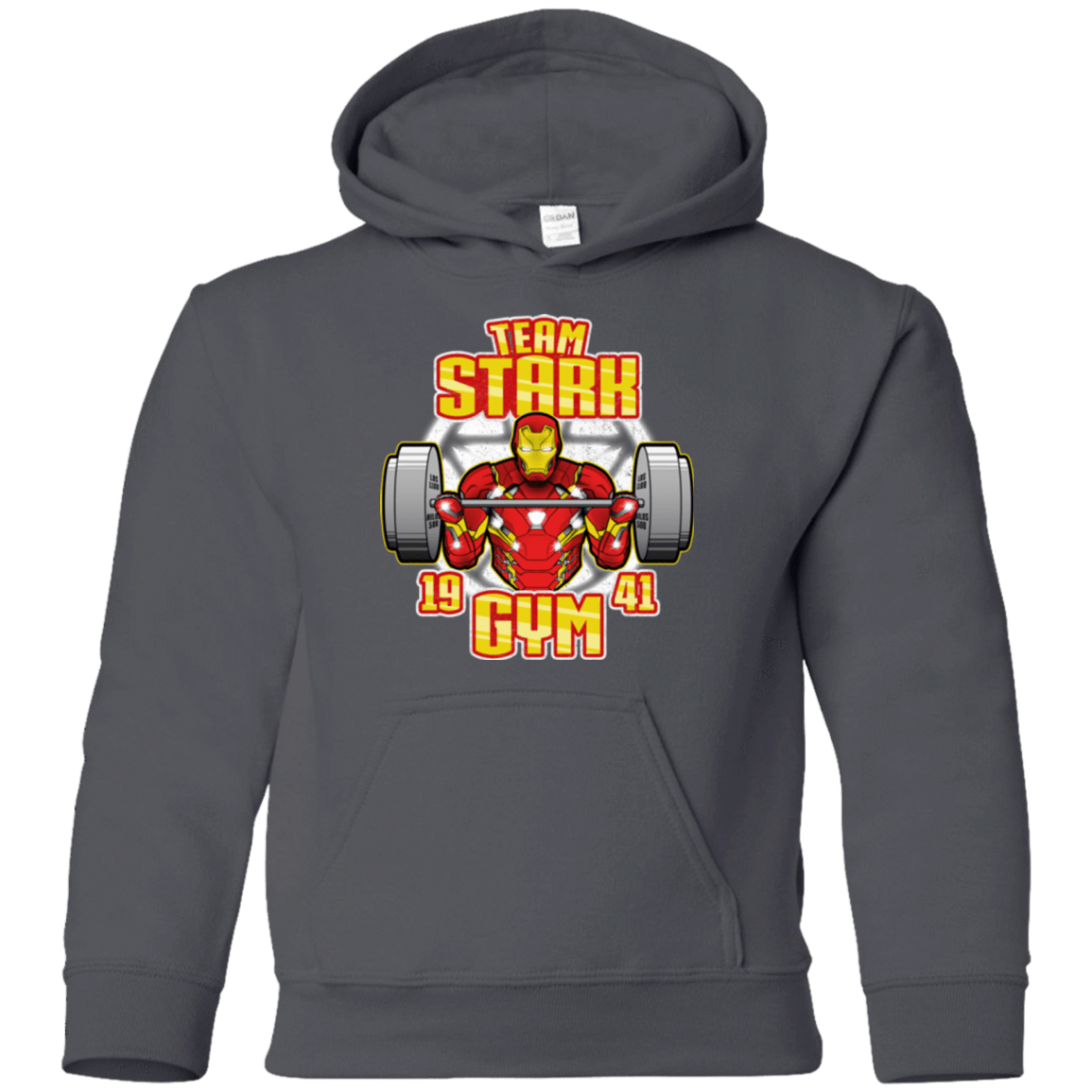 Sweatshirts Charcoal / YS Team Stark Gym Youth Hoodie