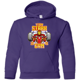 Sweatshirts Purple / YS Team Stark Gym Youth Hoodie