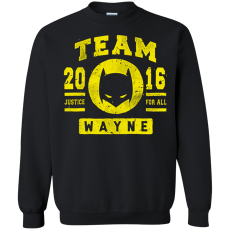 Sweatshirts Black / Small TEAM WAYNE Crewneck Sweatshirt