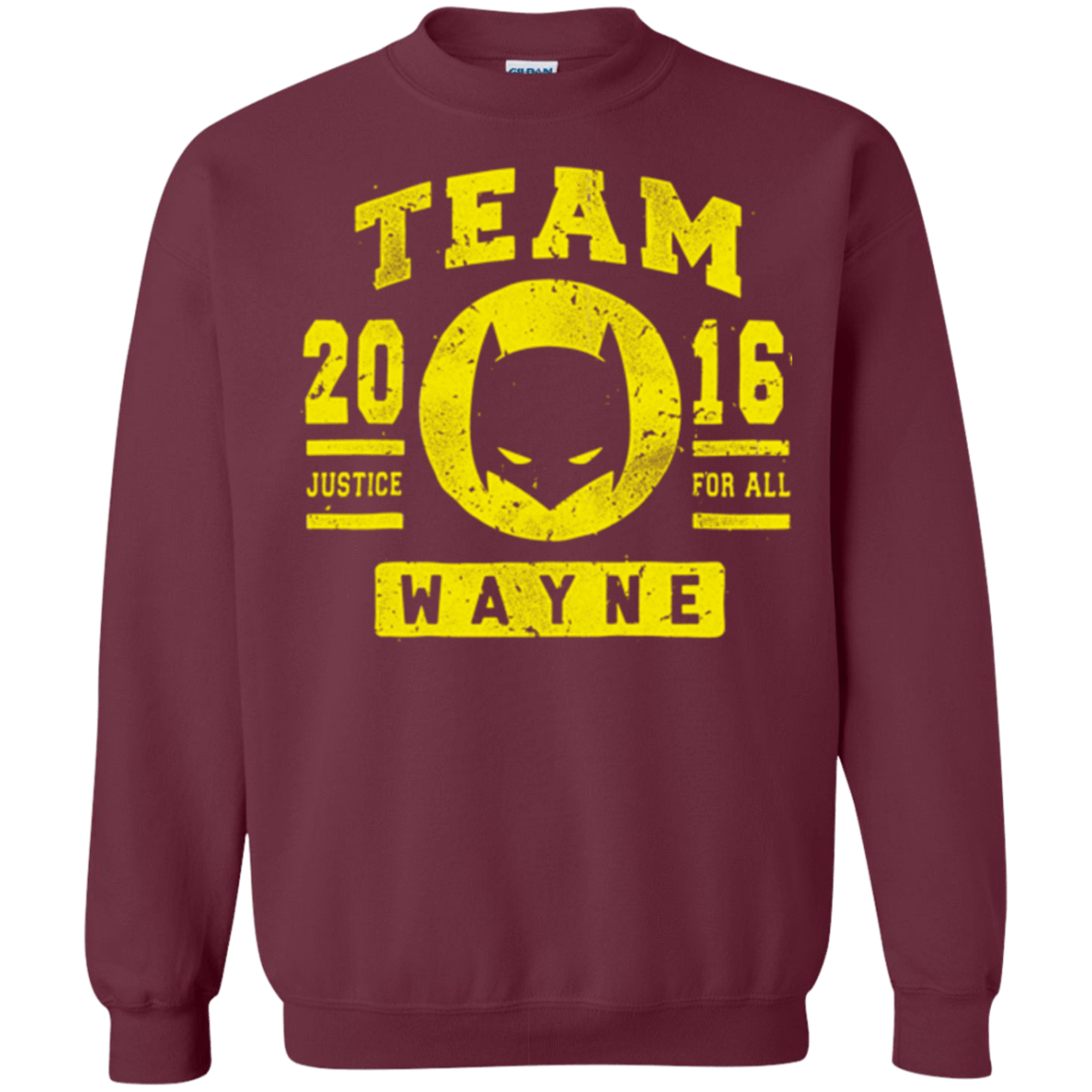 Sweatshirts Maroon / Small TEAM WAYNE Crewneck Sweatshirt