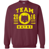 Sweatshirts Maroon / Small TEAM WAYNE Crewneck Sweatshirt