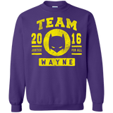 Sweatshirts Purple / Small TEAM WAYNE Crewneck Sweatshirt