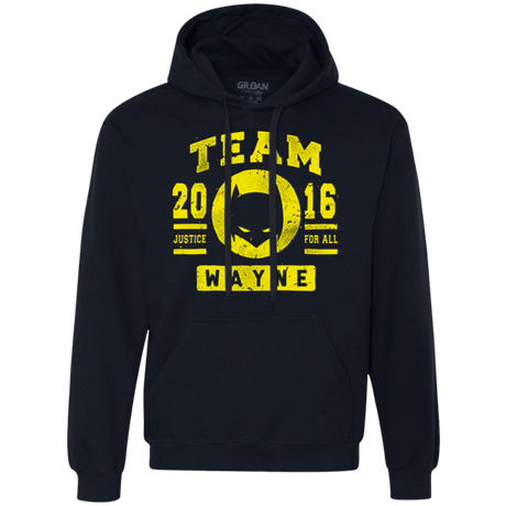 Sweatshirts Navy / Small TEAM WAYNE Premium Fleece Hoodie