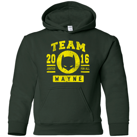 Sweatshirts Forest Green / YS TEAM WAYNE Youth Hoodie