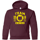 Sweatshirts Maroon / YS TEAM WAYNE Youth Hoodie