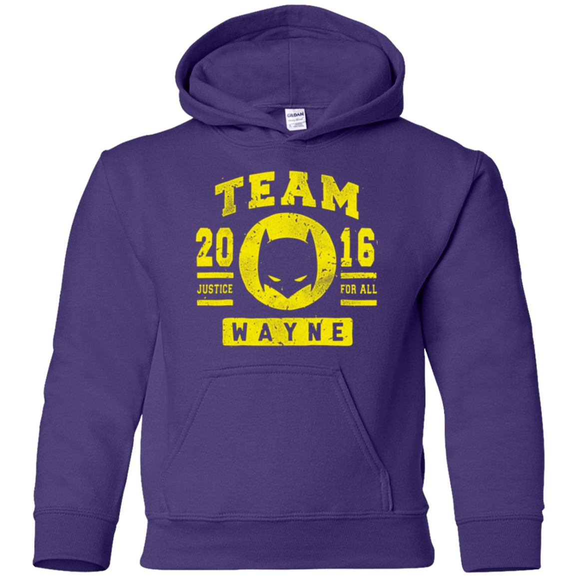 Sweatshirts Purple / YS TEAM WAYNE Youth Hoodie