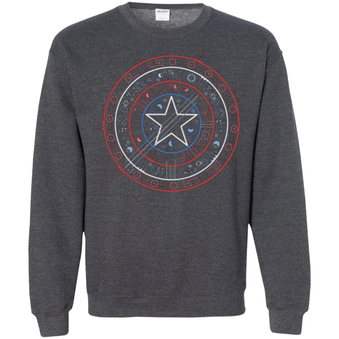 Sweatshirts Dark Heather / Small Tech America Crewneck Sweatshirt