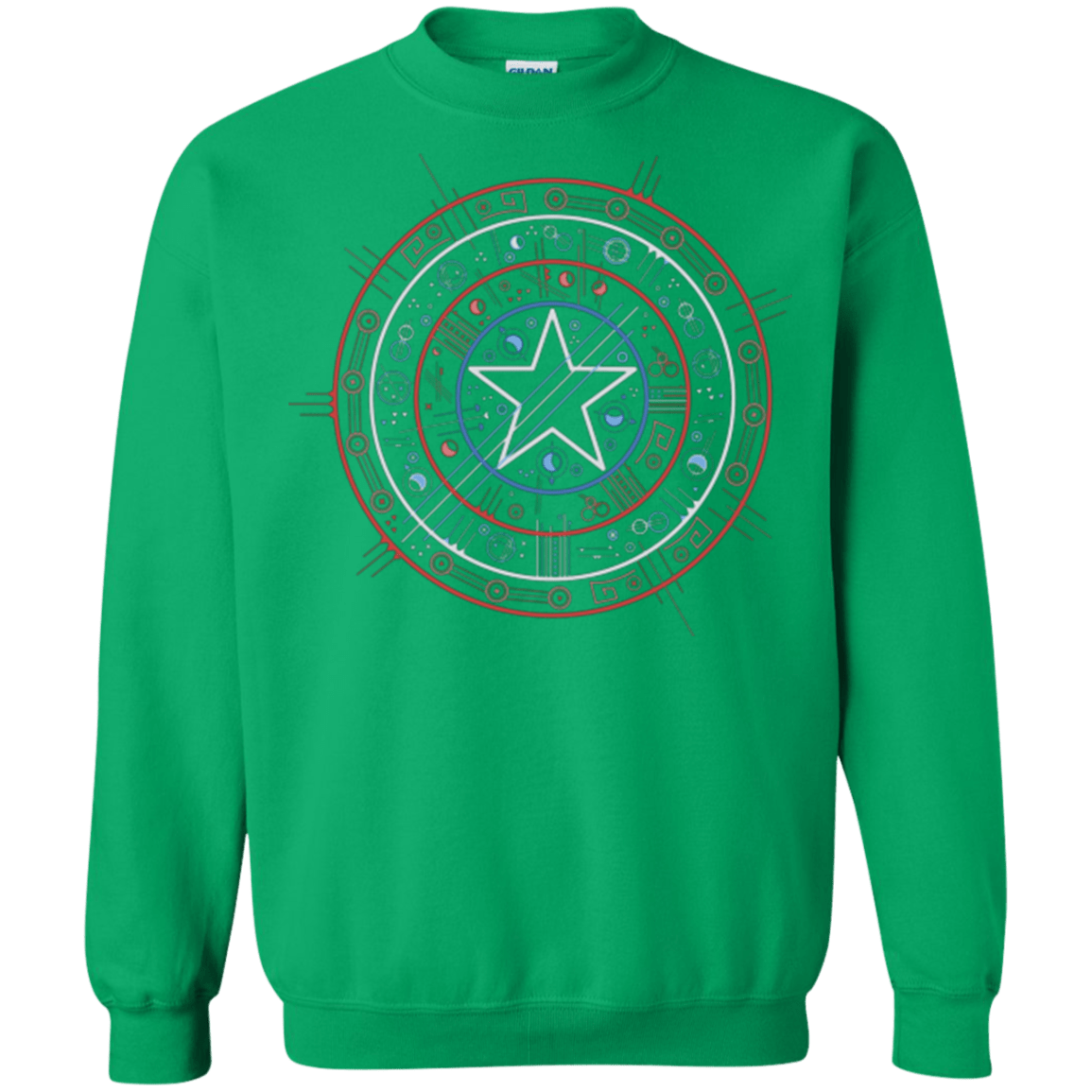 Sweatshirts Irish Green / Small Tech America Crewneck Sweatshirt