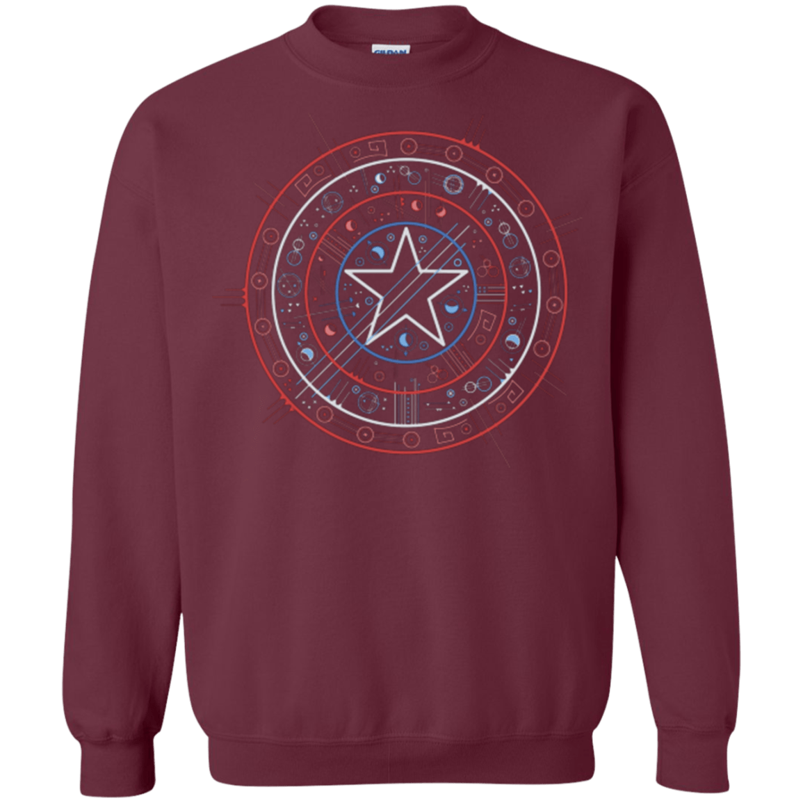 Sweatshirts Maroon / Small Tech America Crewneck Sweatshirt