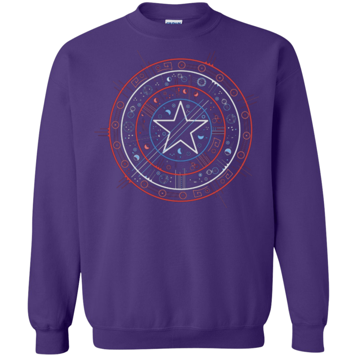 Sweatshirts Purple / Small Tech America Crewneck Sweatshirt