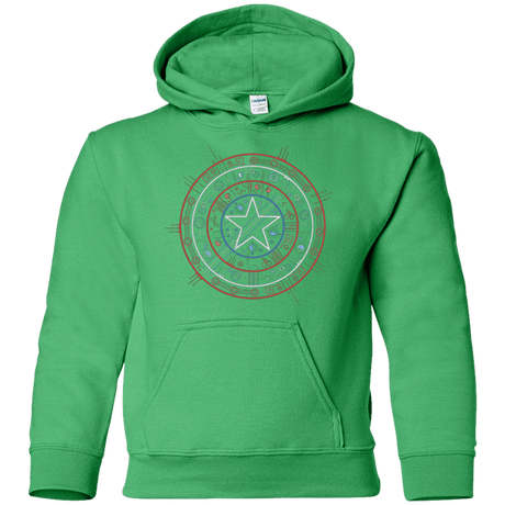 Sweatshirts Irish Green / YS Tech America Youth Hoodie