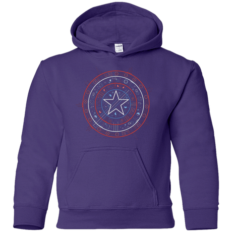 Sweatshirts Purple / YS Tech America Youth Hoodie