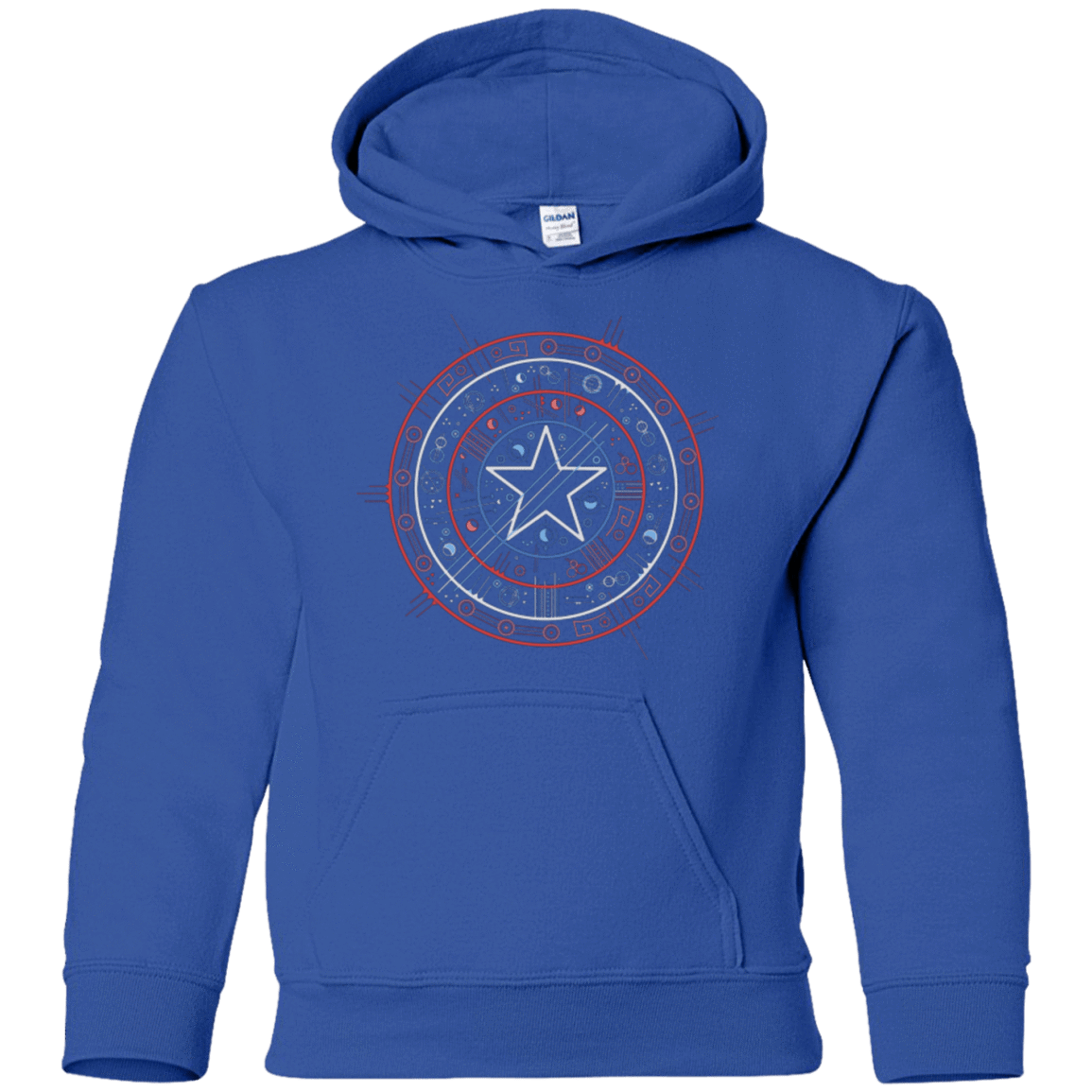 Sweatshirts Royal / YS Tech America Youth Hoodie