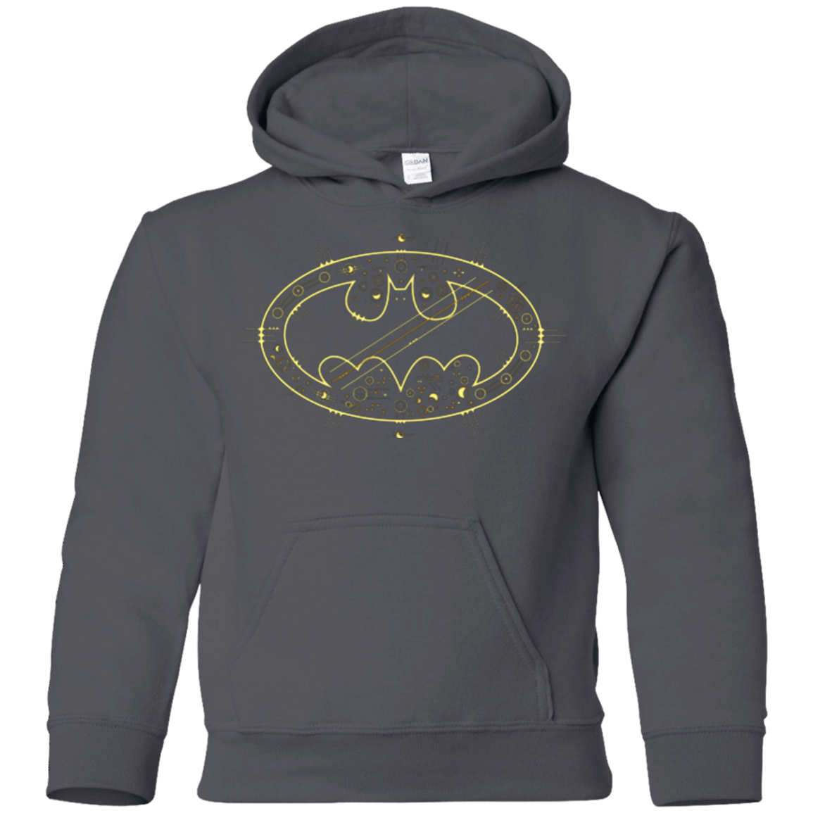 Sweatshirts Charcoal / YS Tech bat Youth Hoodie