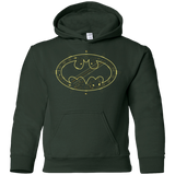 Sweatshirts Forest Green / YS Tech bat Youth Hoodie