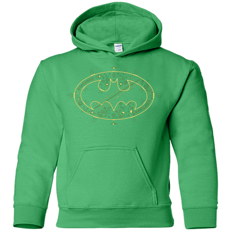 Sweatshirts Irish Green / YS Tech bat Youth Hoodie