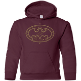 Sweatshirts Maroon / YS Tech bat Youth Hoodie