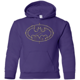 Sweatshirts Purple / YS Tech bat Youth Hoodie