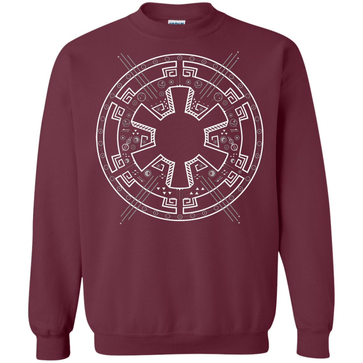 Sweatshirts Maroon / S Tech empire Crewneck Sweatshirt