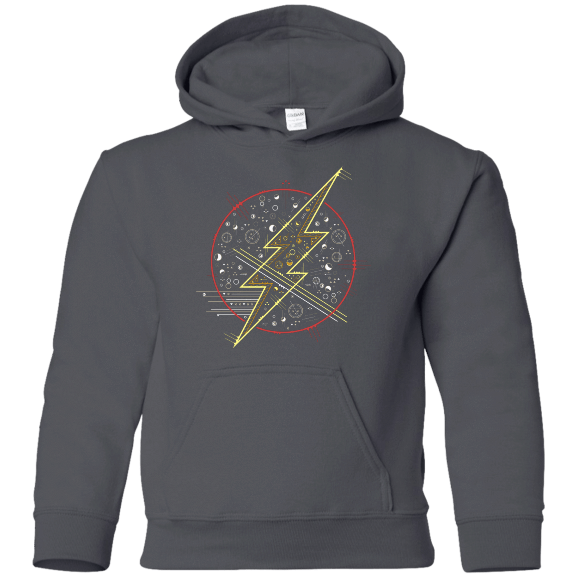 Sweatshirts Charcoal / YS Tech Flash Youth Hoodie