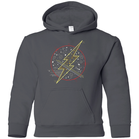 Sweatshirts Charcoal / YS Tech Flash Youth Hoodie