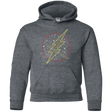 Sweatshirts Dark Heather / YS Tech Flash Youth Hoodie