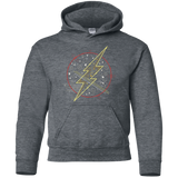 Sweatshirts Dark Heather / YS Tech Flash Youth Hoodie