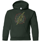 Sweatshirts Forest Green / YS Tech Flash Youth Hoodie