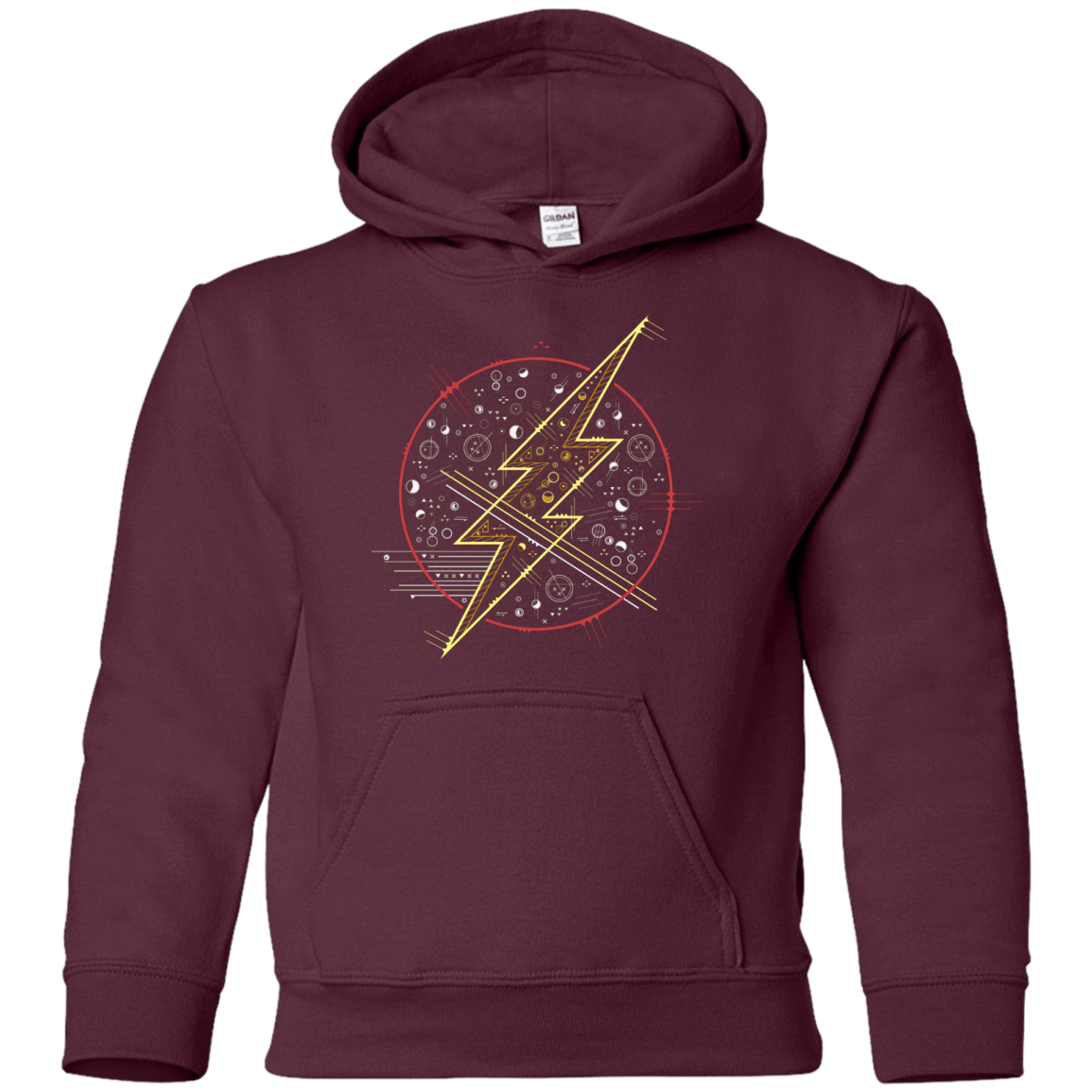 Sweatshirts Maroon / YS Tech Flash Youth Hoodie