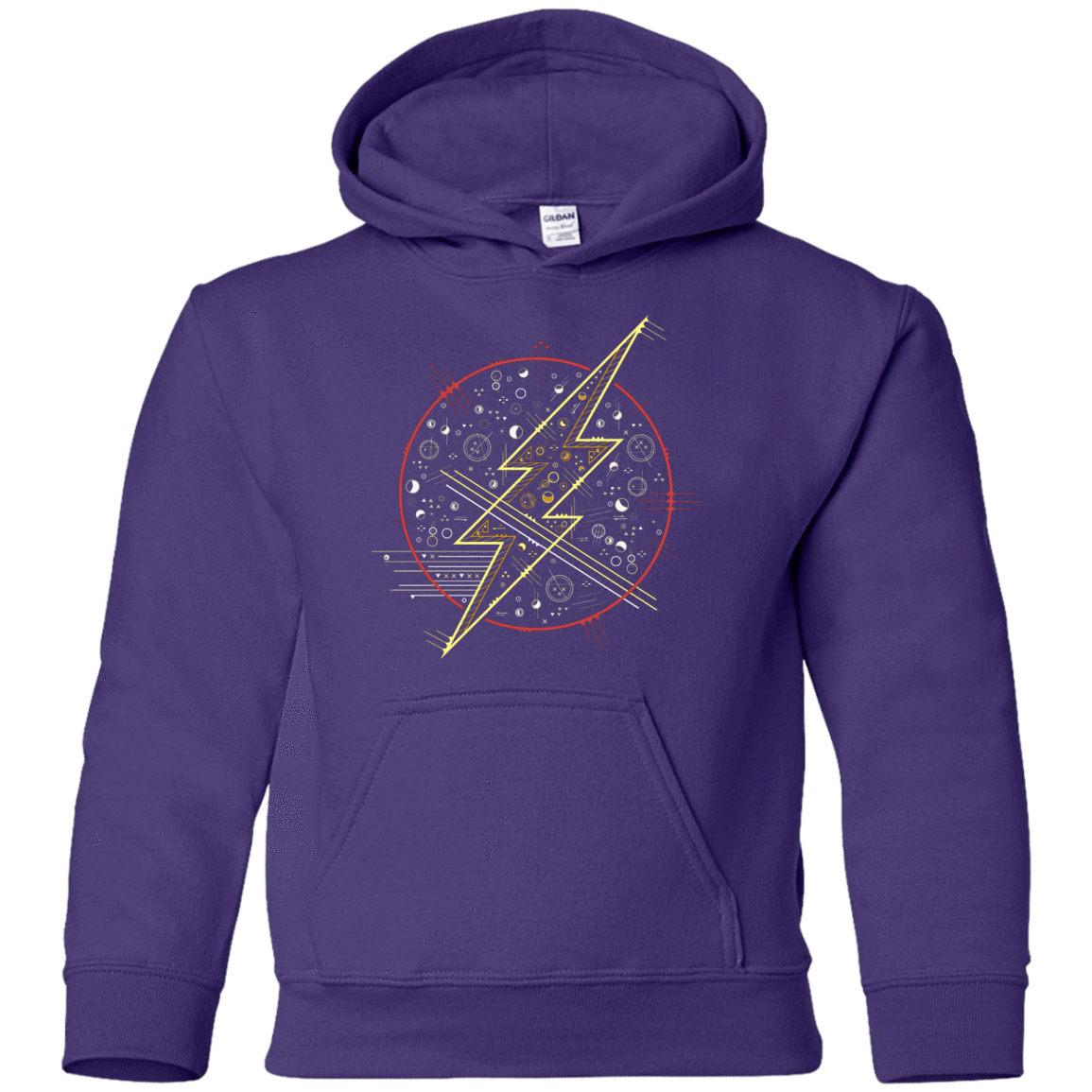 Sweatshirts Purple / YS Tech Flash Youth Hoodie