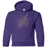 Sweatshirts Purple / YS Tech Flash Youth Hoodie