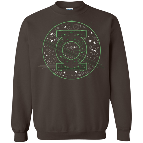 Sweatshirts Dark Chocolate / Small Tech lantern Crewneck Sweatshirt