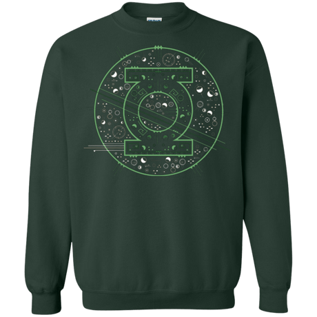 Sweatshirts Forest Green / Small Tech lantern Crewneck Sweatshirt