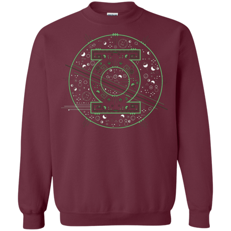 Sweatshirts Maroon / Small Tech lantern Crewneck Sweatshirt