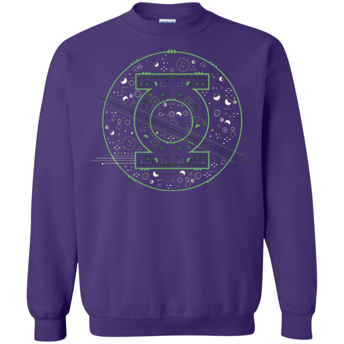 Sweatshirts Purple / Small Tech lantern Crewneck Sweatshirt