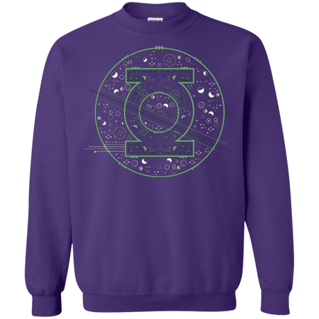 Sweatshirts Purple / Small Tech lantern Crewneck Sweatshirt