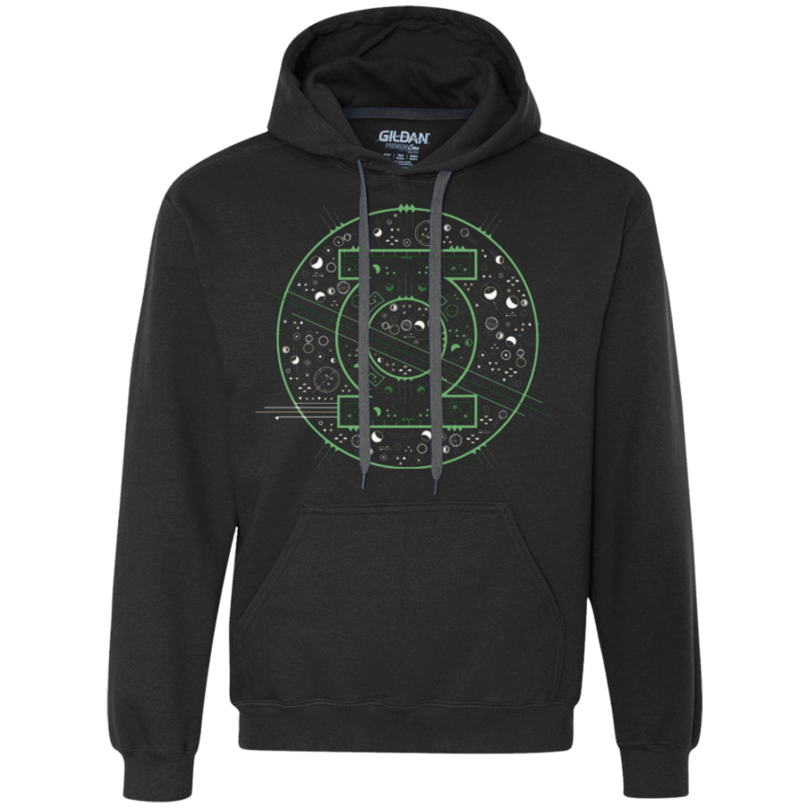 Sweatshirts Black / Small Tech lantern Premium Fleece Hoodie